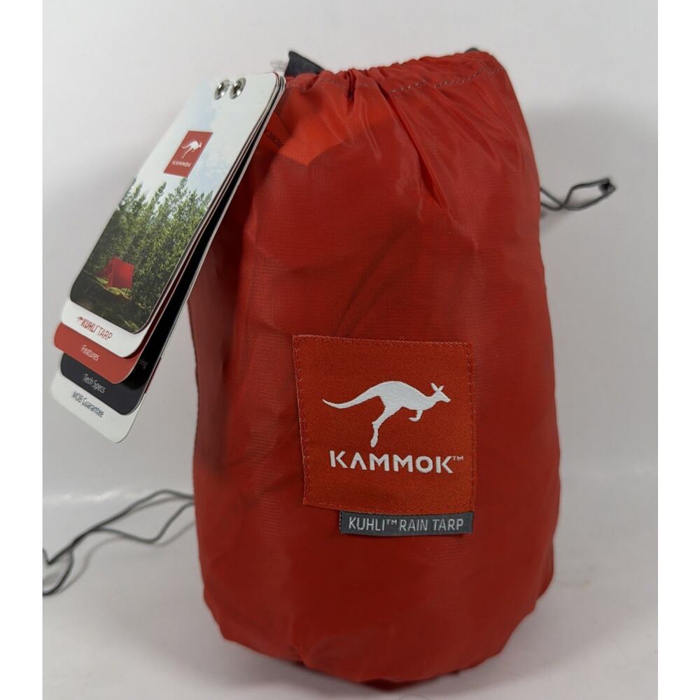 Kammok KUHLI Camping Rain Tarp - Red - 144”x108”
